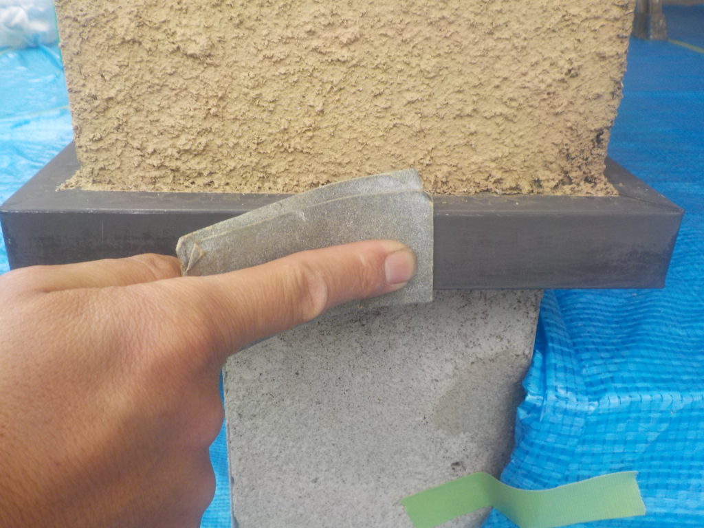 板金部やすり掛け