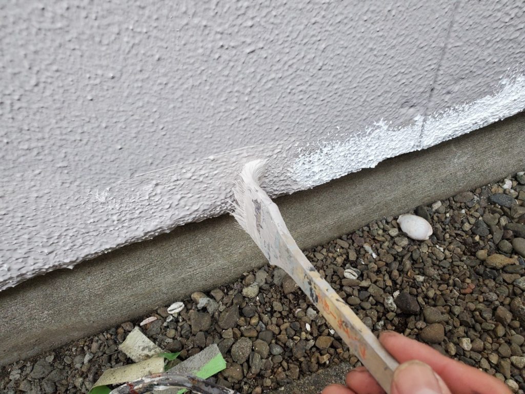 外壁補修作業
